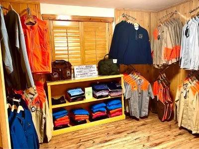 Jackets in the Ruggs Ranch pro shop