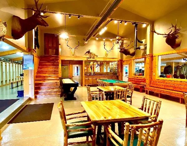 Interior of the Ruggs Ranch lodge